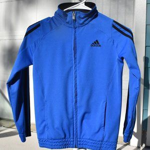 Blue Adidas Jacket - Youth Small (Size 8)